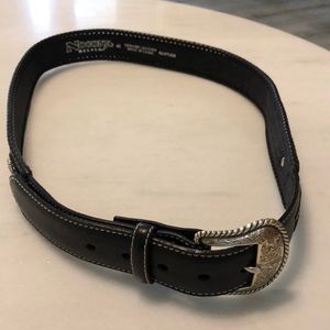 Men’s Nocona Black Leather Belt